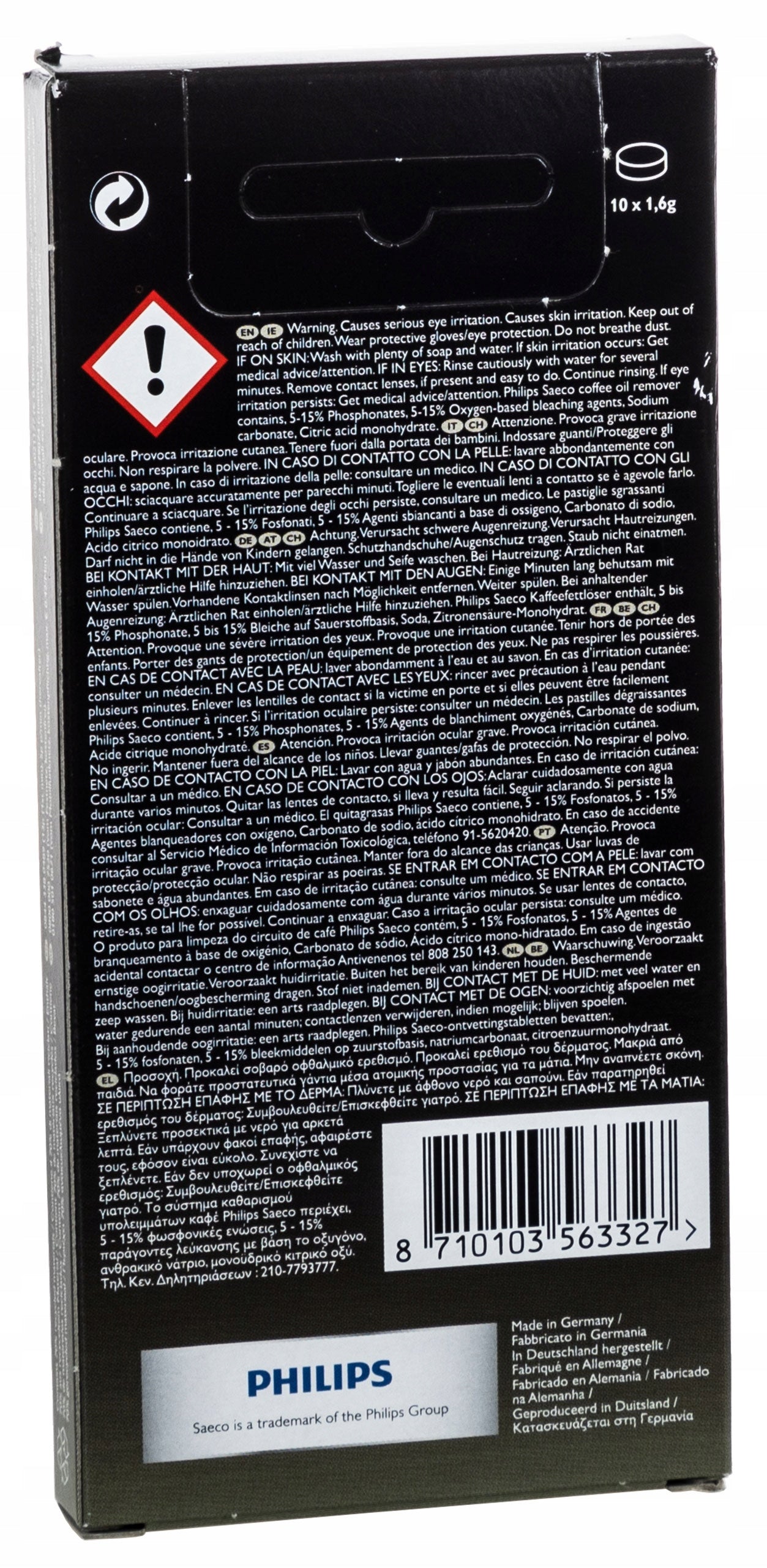 10x Saeco CA6704 – Tablets for espresso machine | Original effectiveness Packaging status original