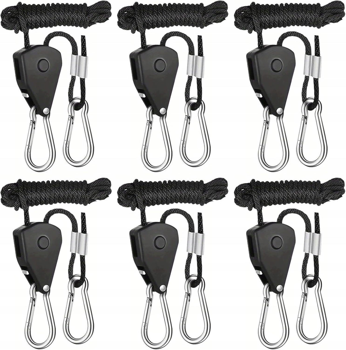 10x TENSION CABLE BLOCK RATTLE TENT CAMPING 68KG