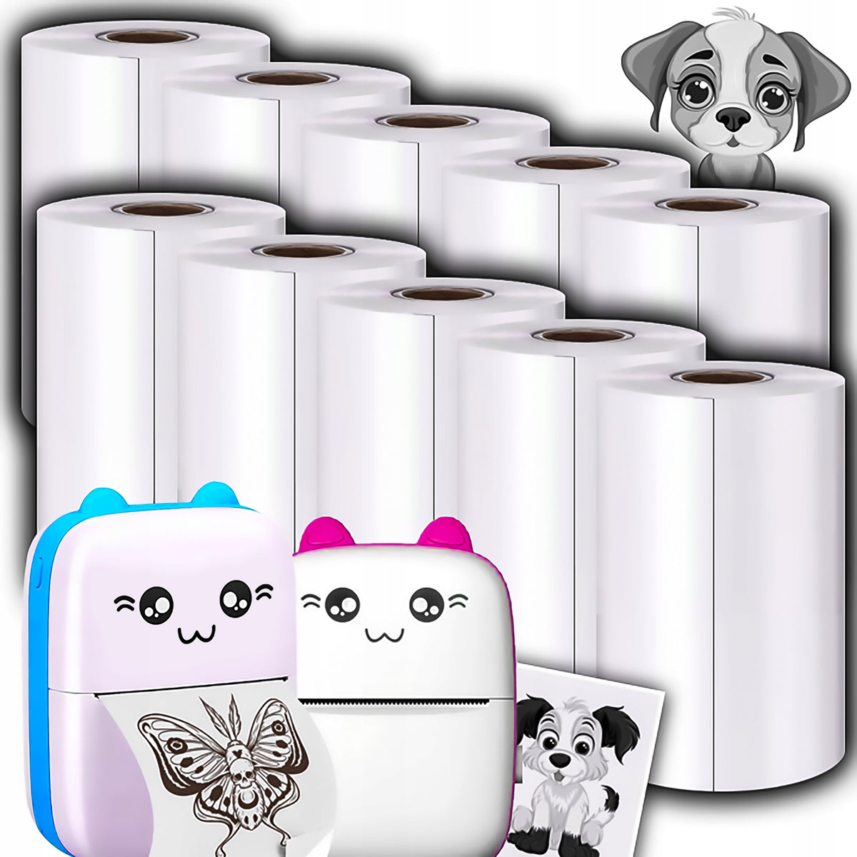 10x THERMAL PAPER ROLLS PRINTER CARTRIDGES PRINTER MINI PRINTER Packaging status original