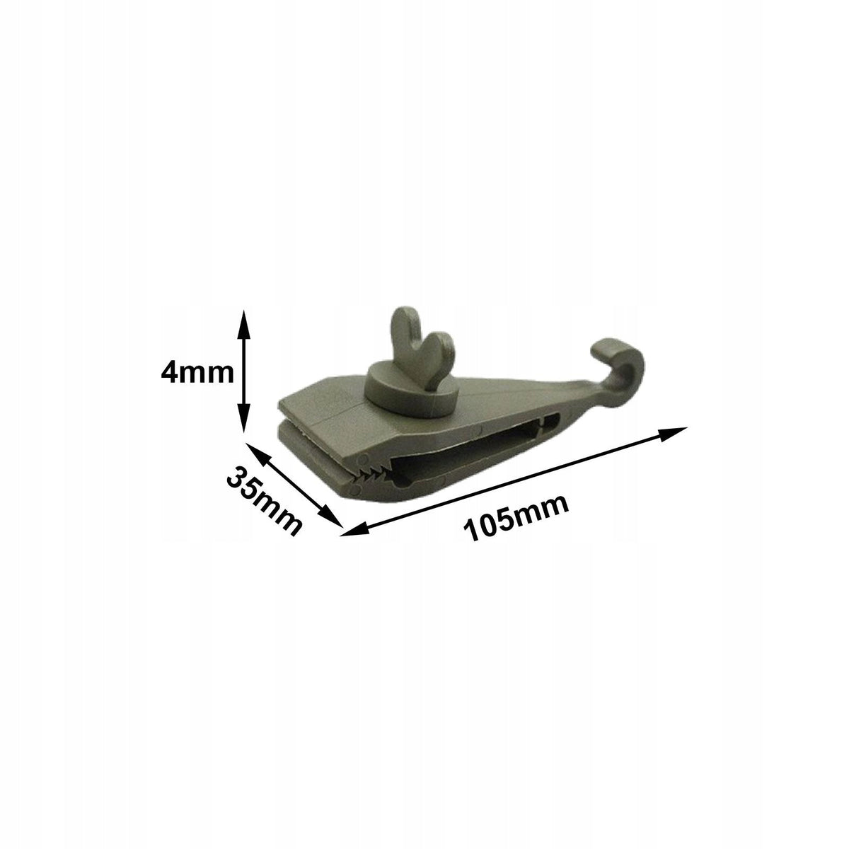 10x Tarp Clips with Bungee Cords Tent Clips Canopy Clips for Green Cord Packaging status original