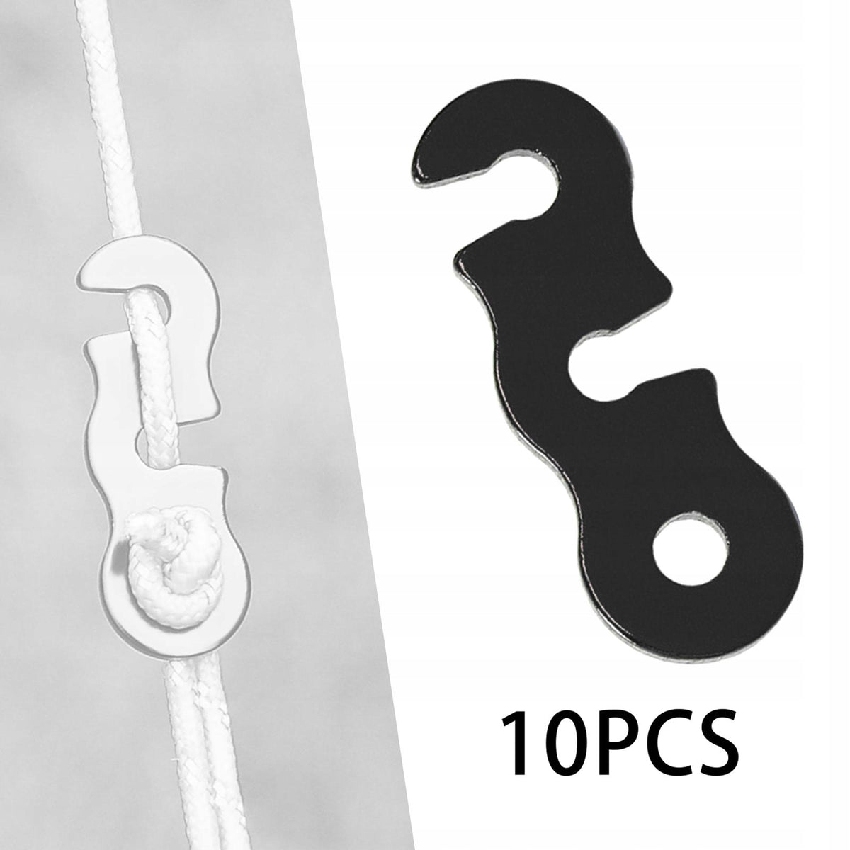 10x Tent Rope Adjuster Adjustable Ultralight Aluminum Alloy Tent 9 42X15mm