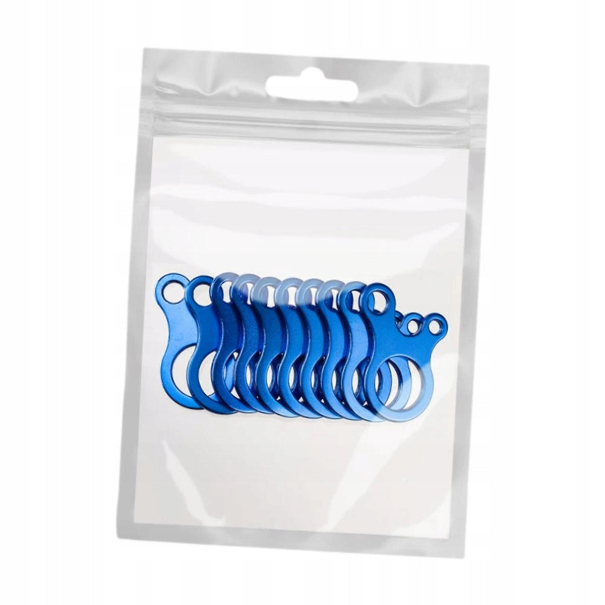 10x guyline Tensioners Tent Rope Tightener Easy to Installation Cord Blue Manufacturer code 01366080189
