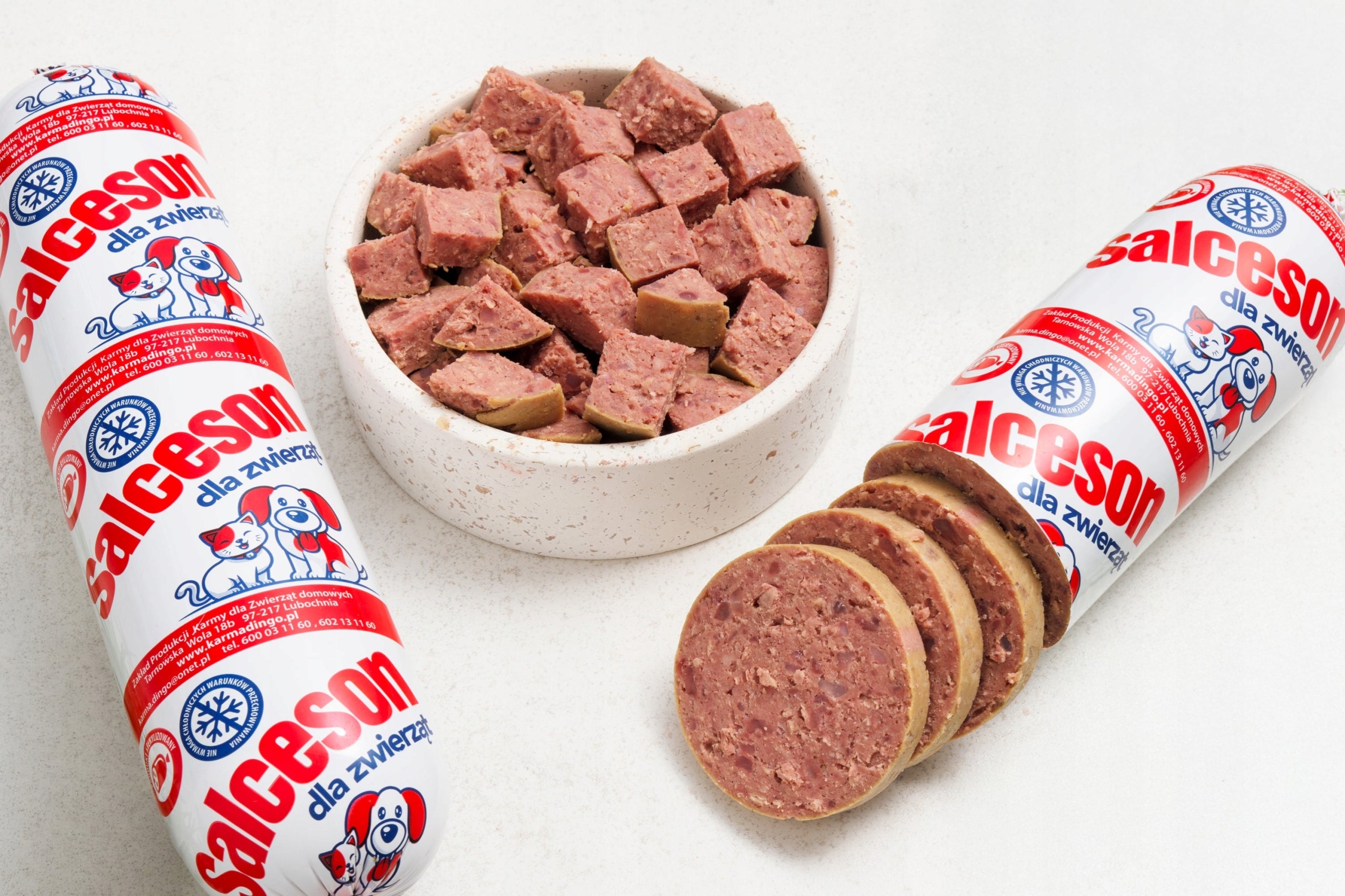 10x1kg Dog Food Bar Treat and Salceson Beef PREMIUM - 95% Meat Brand no brand