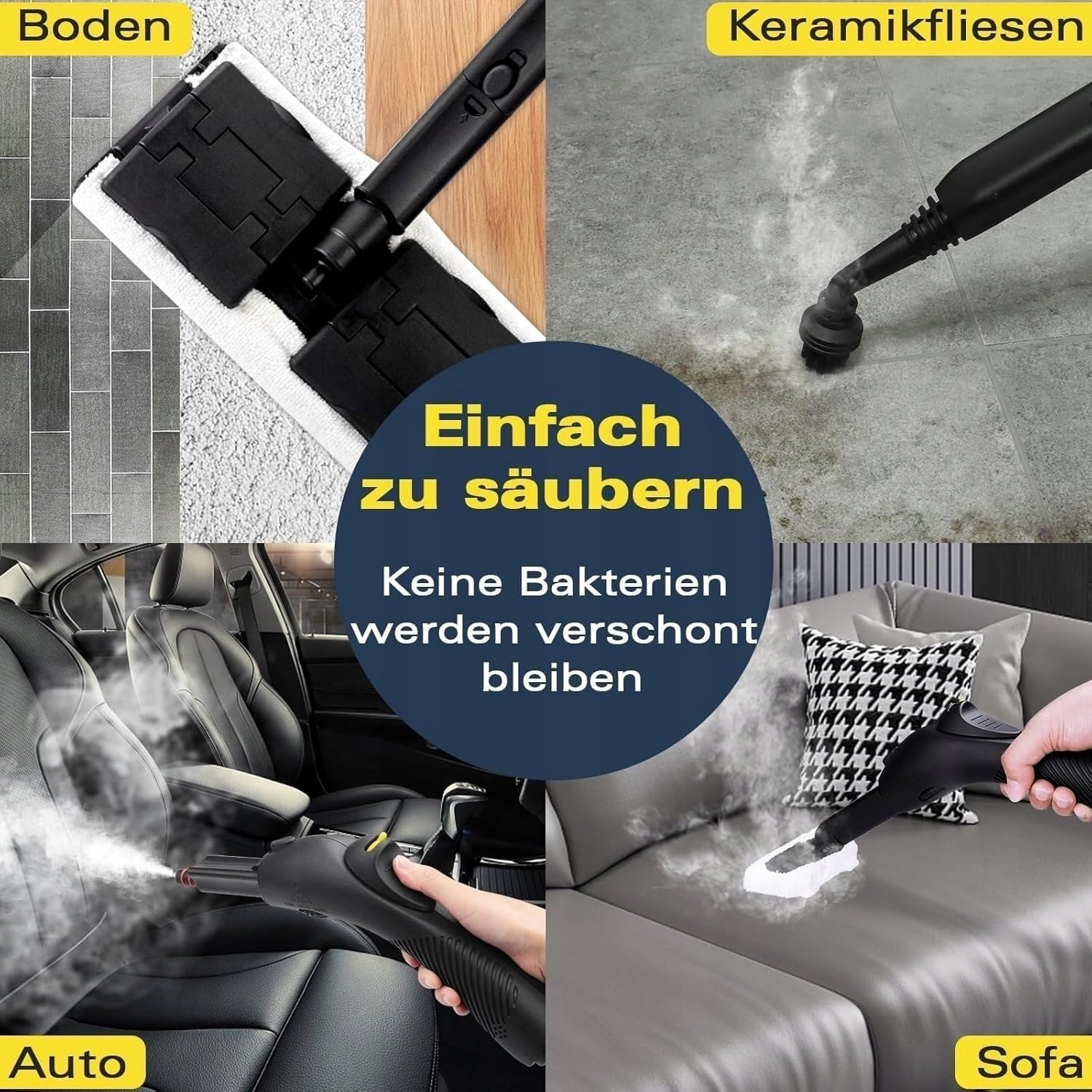 1100W 21IN1 MULTIFUNCTION STEAM CLEANER FOR CAR HOME WITH ACCESSORIES Type steam washer