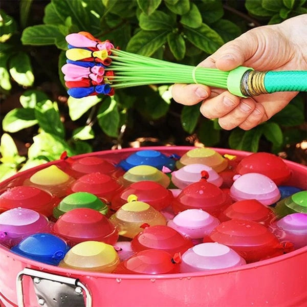 111 WATER BALLOONS WATER BOMBS AUTOMATIC SELF-CLOSING + THREAD SET Manufacturer code BALONY NA WODE BOMBY WODNE DLA DZIECI ZABAWKA