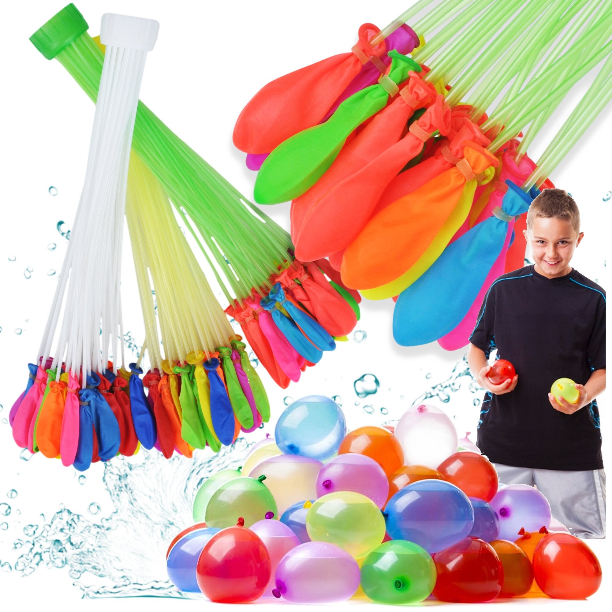 111x WATER BOMB WATER BOMBS WATER BALLOONS BATTLE FILLING AUTOMATIC