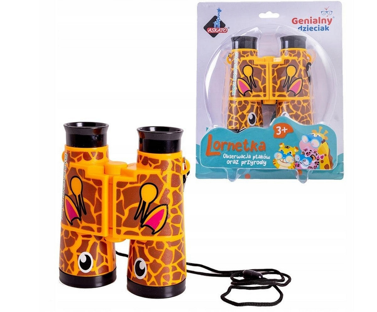 Spielzeugfernglas Askato, gelb 