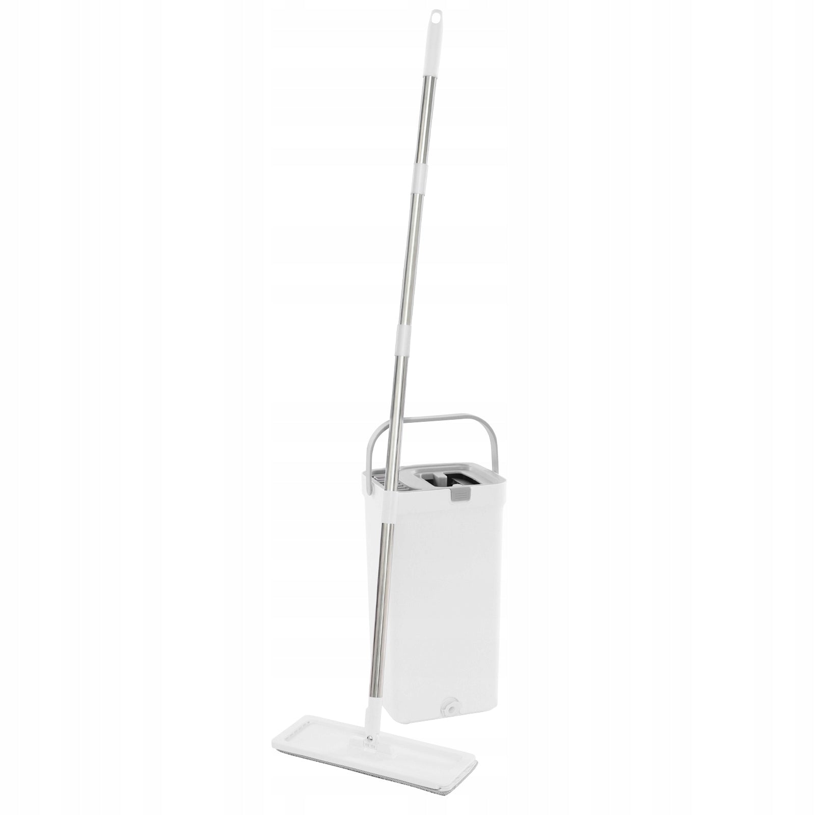 11L Hands-Free Flat Mop & Bucket Set for Wall & Glass Cleaning