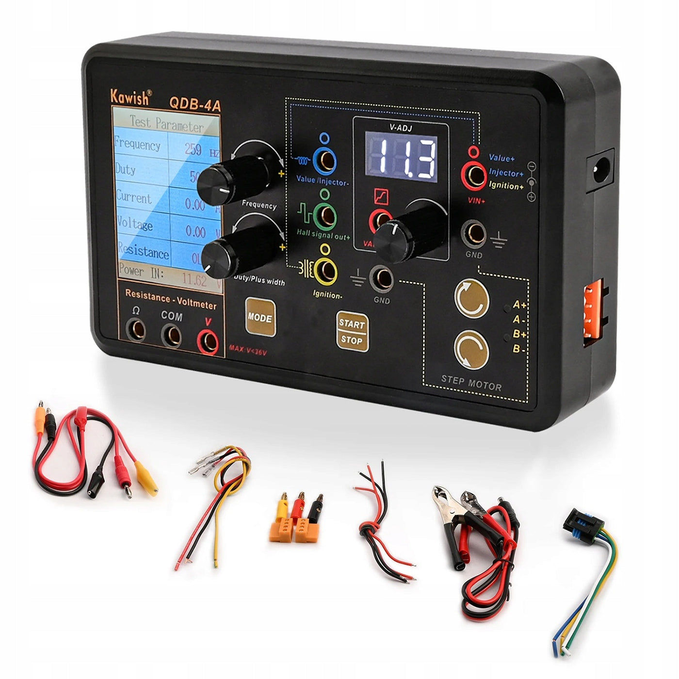 12-24V Stepper Motor Valve Injector Coil Driver Tester