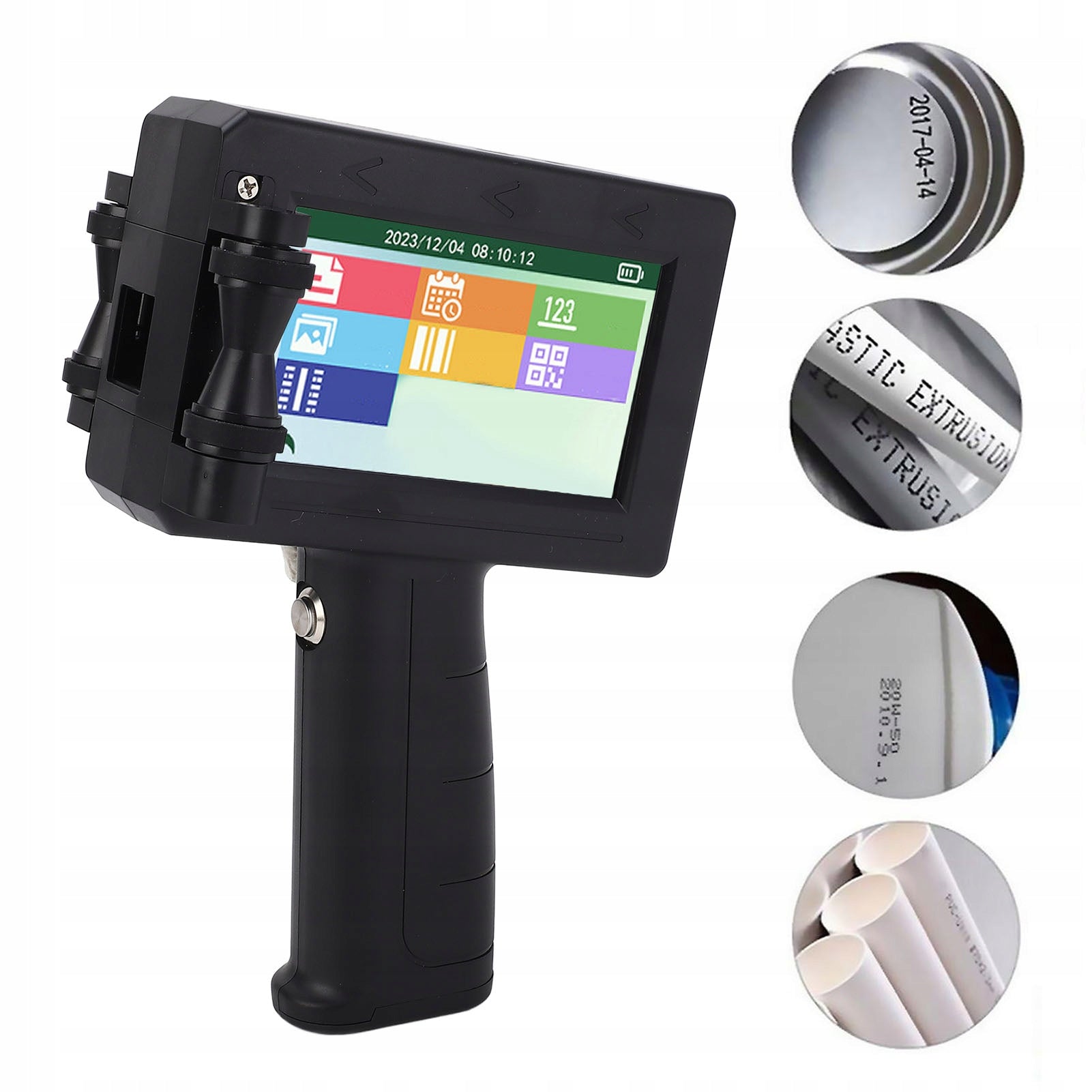 12,7MM INKJET LABEL PRINTER FOR PRODUCTION DATE HOUR NUMBER MM Model LA50