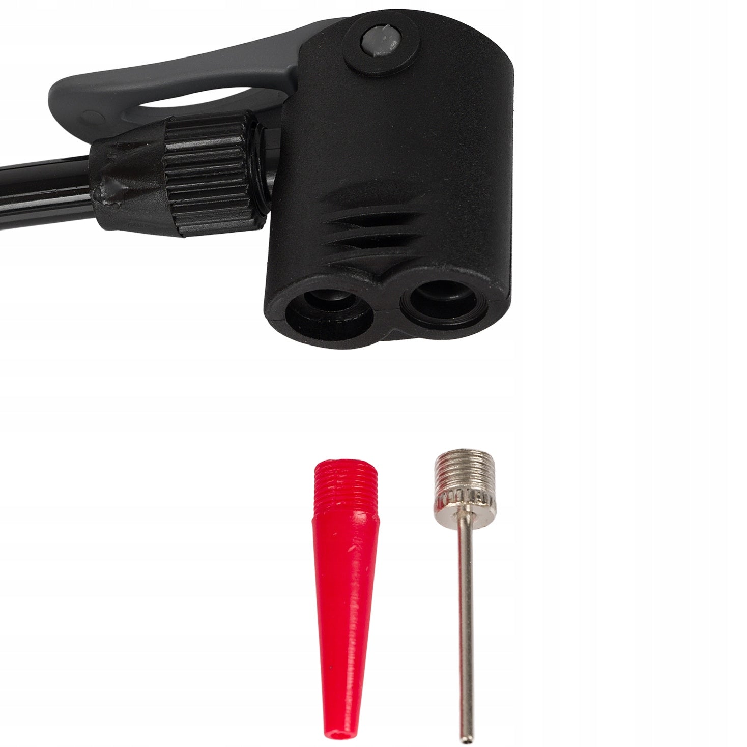 12 BAR Workshop Floor Pump with Adapters Kind floor