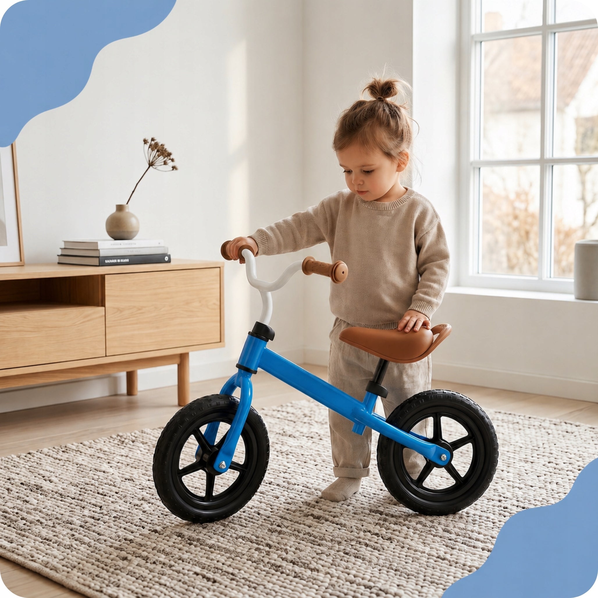 12 INCH BALANCE BIKE FOR KIDS 2+ LIGHTWEIGHT ADJUSTABLE FOAM WHEELS STRONG Manufacturer code REGULOWANE SIODEŁKO LEKKI BEZPIECZNY