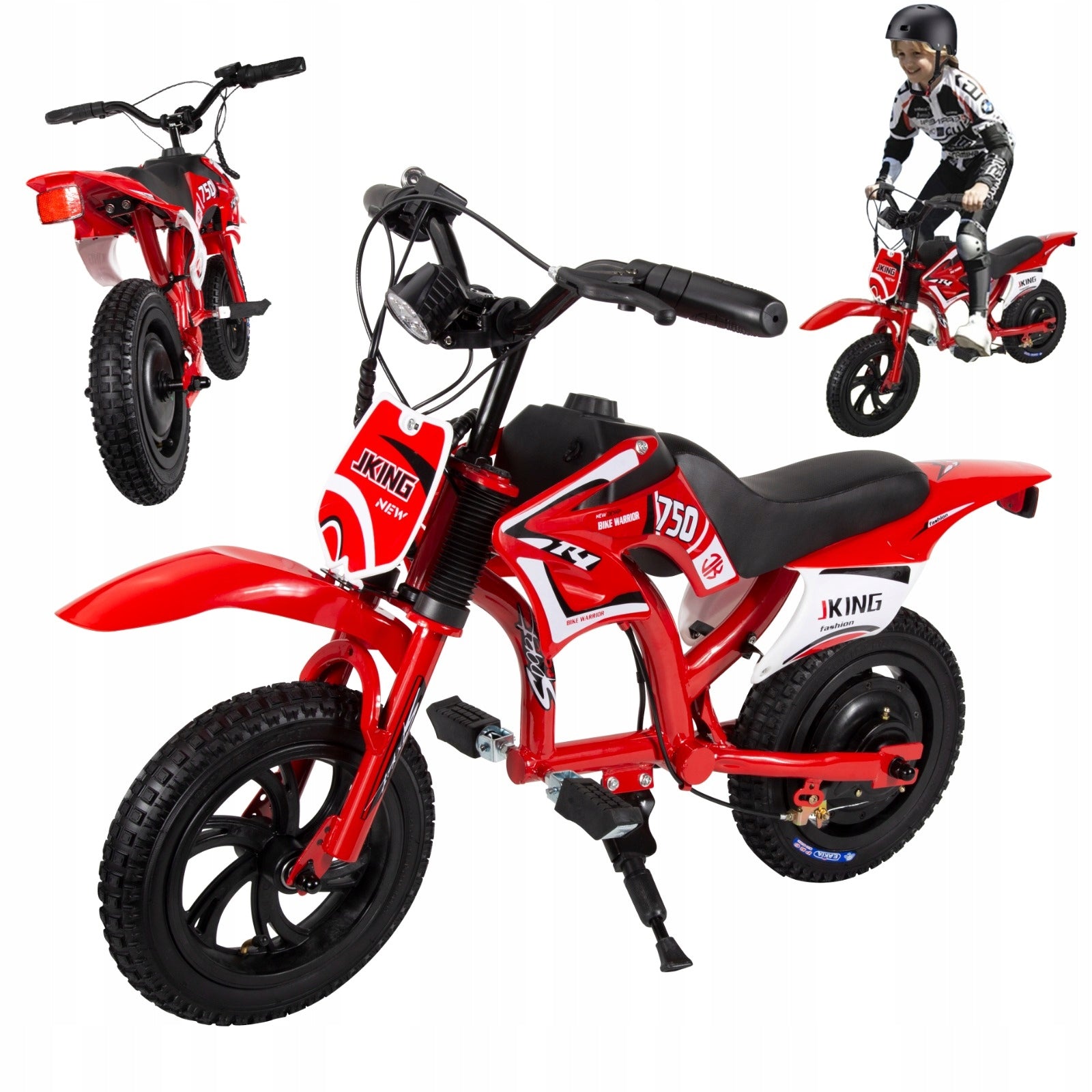 12'' JKING C6 Children's Electric Motorcycle Safe 200W 25.2V 2600mAh EAN (GTIN) 9331194777364