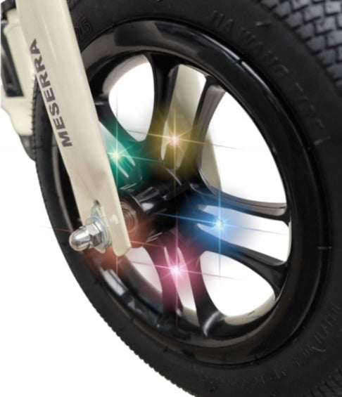 12" LIME LED balance bike – perfect for your little one Color green