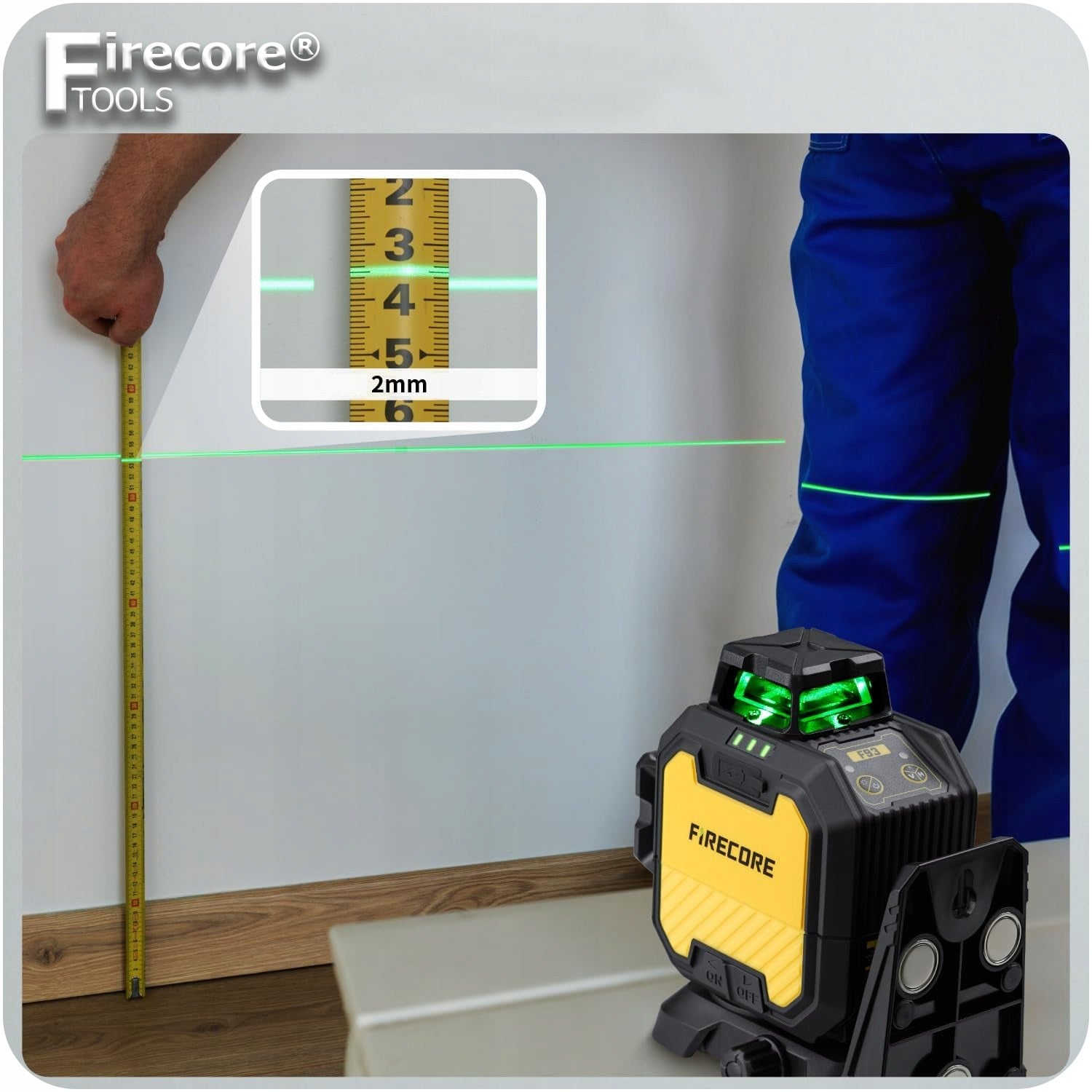12 LINES LASER LEVEL DIGITAL CROSS LASER LEVEL + RECEIVER Packaging status original