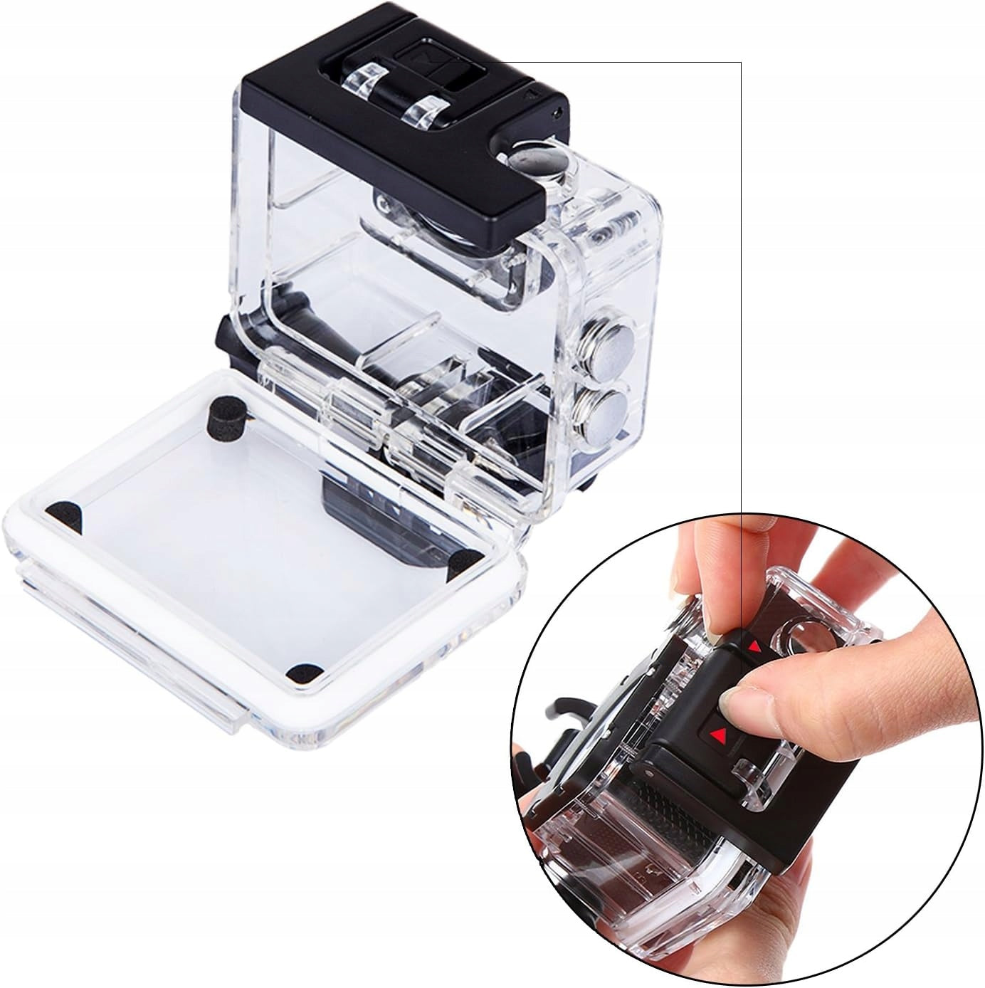12 MP Action Cam DBPOWER 1080P WATERPROOF SPORTS CAMERA Packaging status original