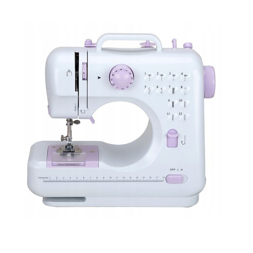 12-Needle Home Miniature Sewing Machine with Pedal Packaging status original