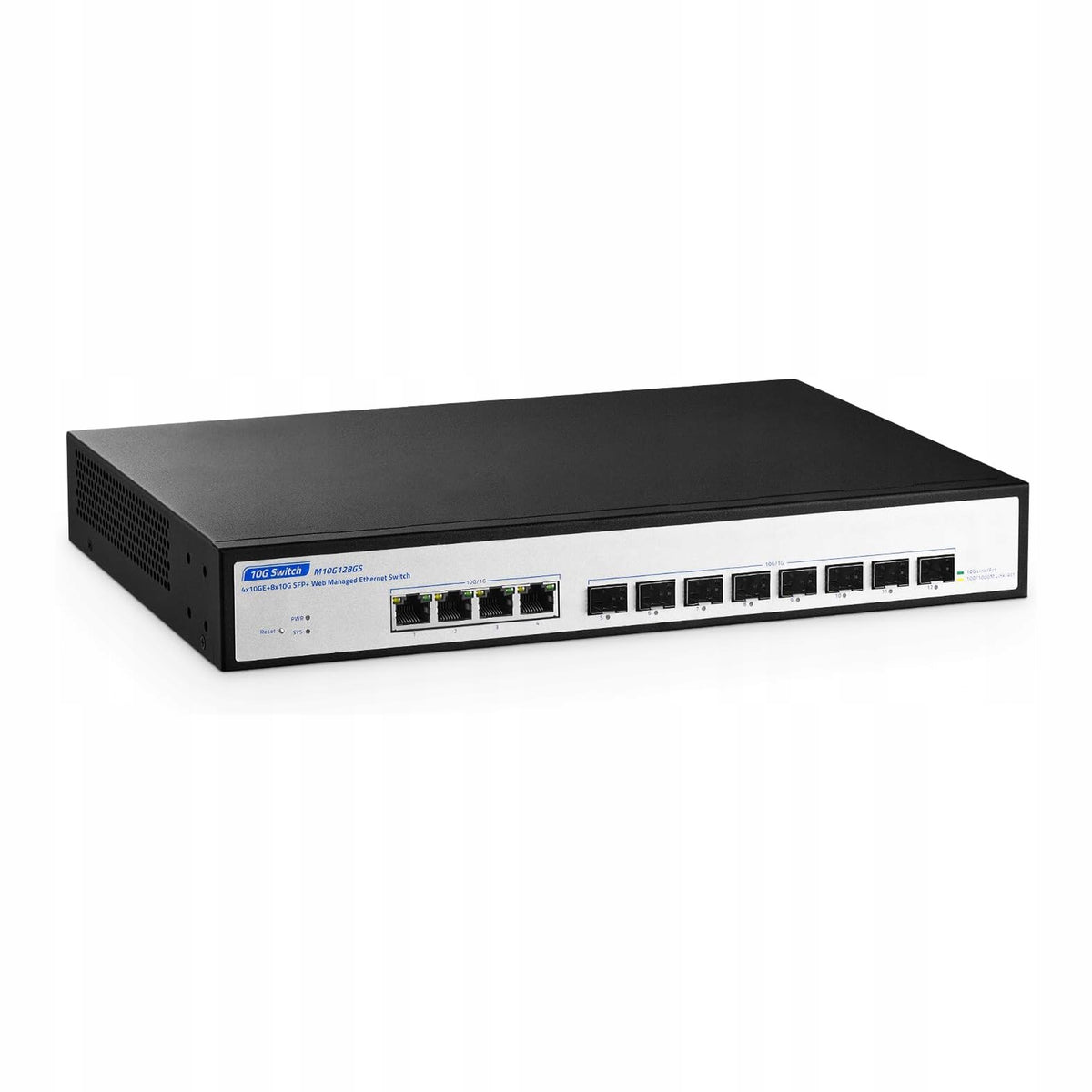 12 Port 10G Managed SFP 10G RJ45 10G Network Switch For NAS