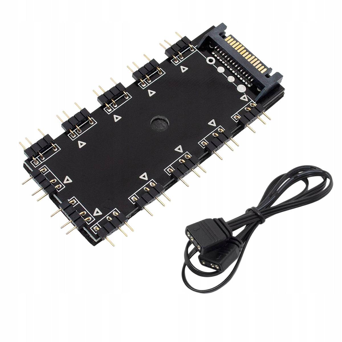 12 Way ARGB Splitter 5V 3Pin with Port Computer Motherboard Sync RGB Brand no brand