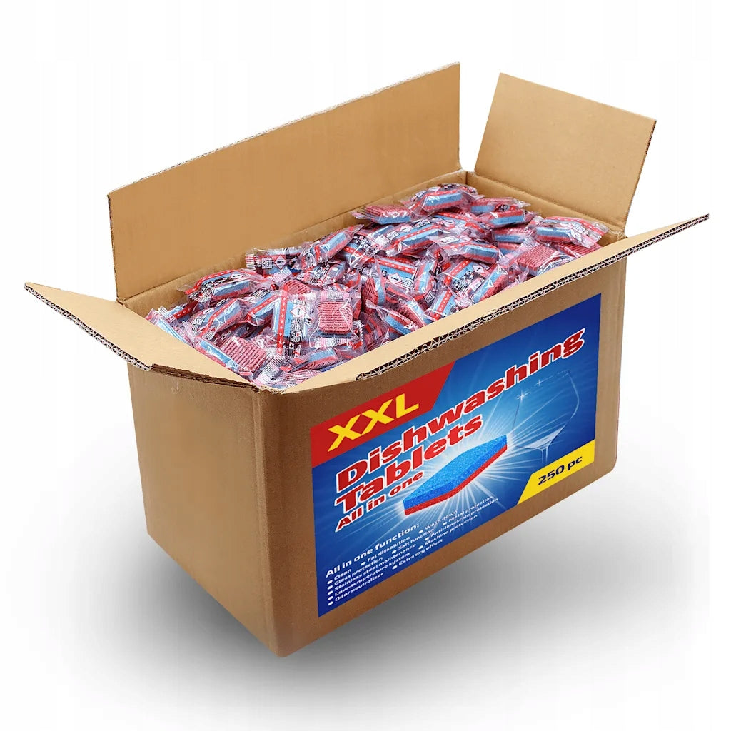 12-in-1 Dishwasher Tablets (Red-Blue)