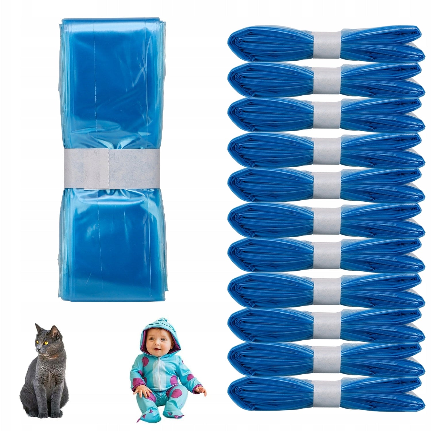 12 x 4.5M For ANGELCARE LitterLocker Cartridges Diaper Basket Bags
