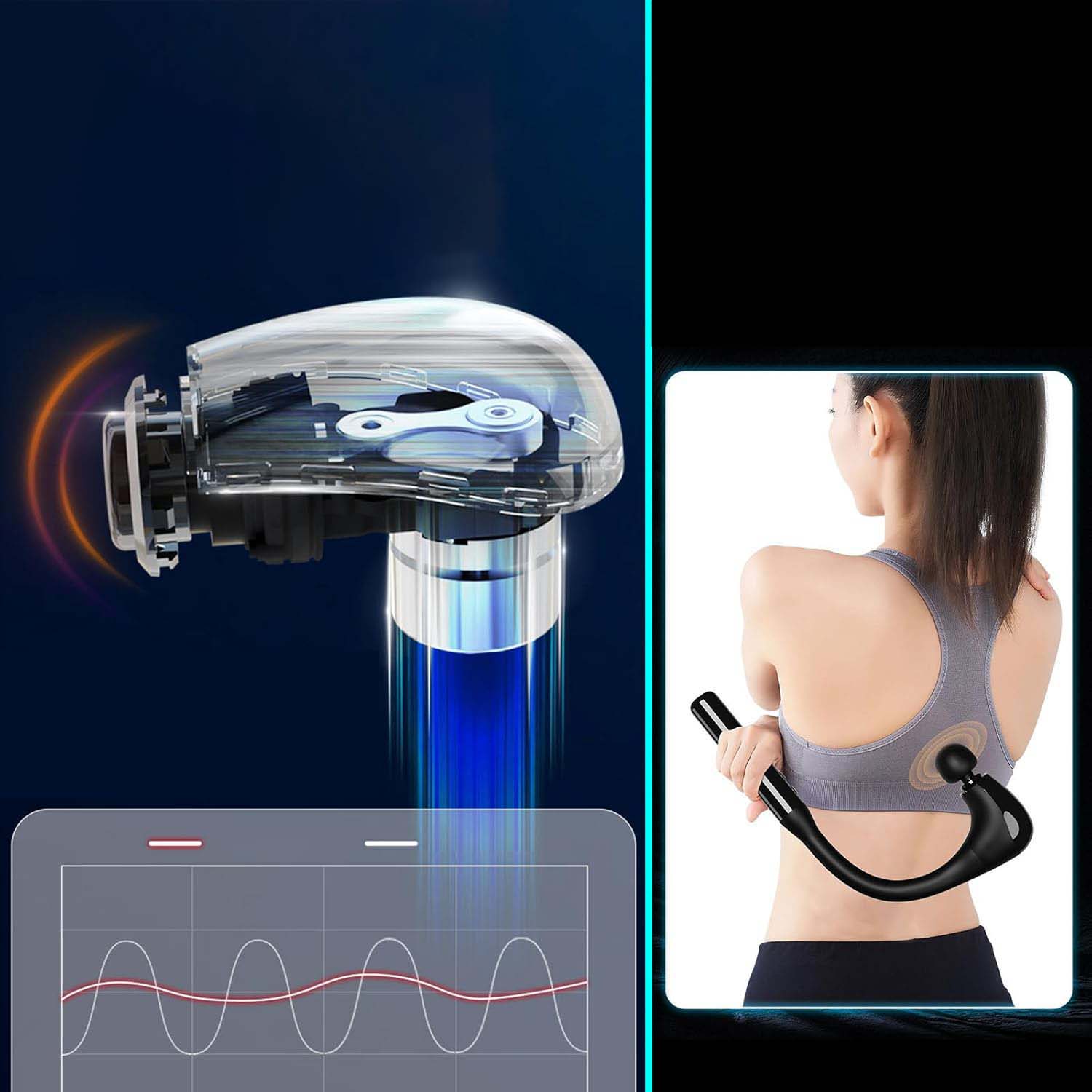 120° ARC 5 SPEED SPORTS MASSAGE GUN FOR RELAXATION Medical device no