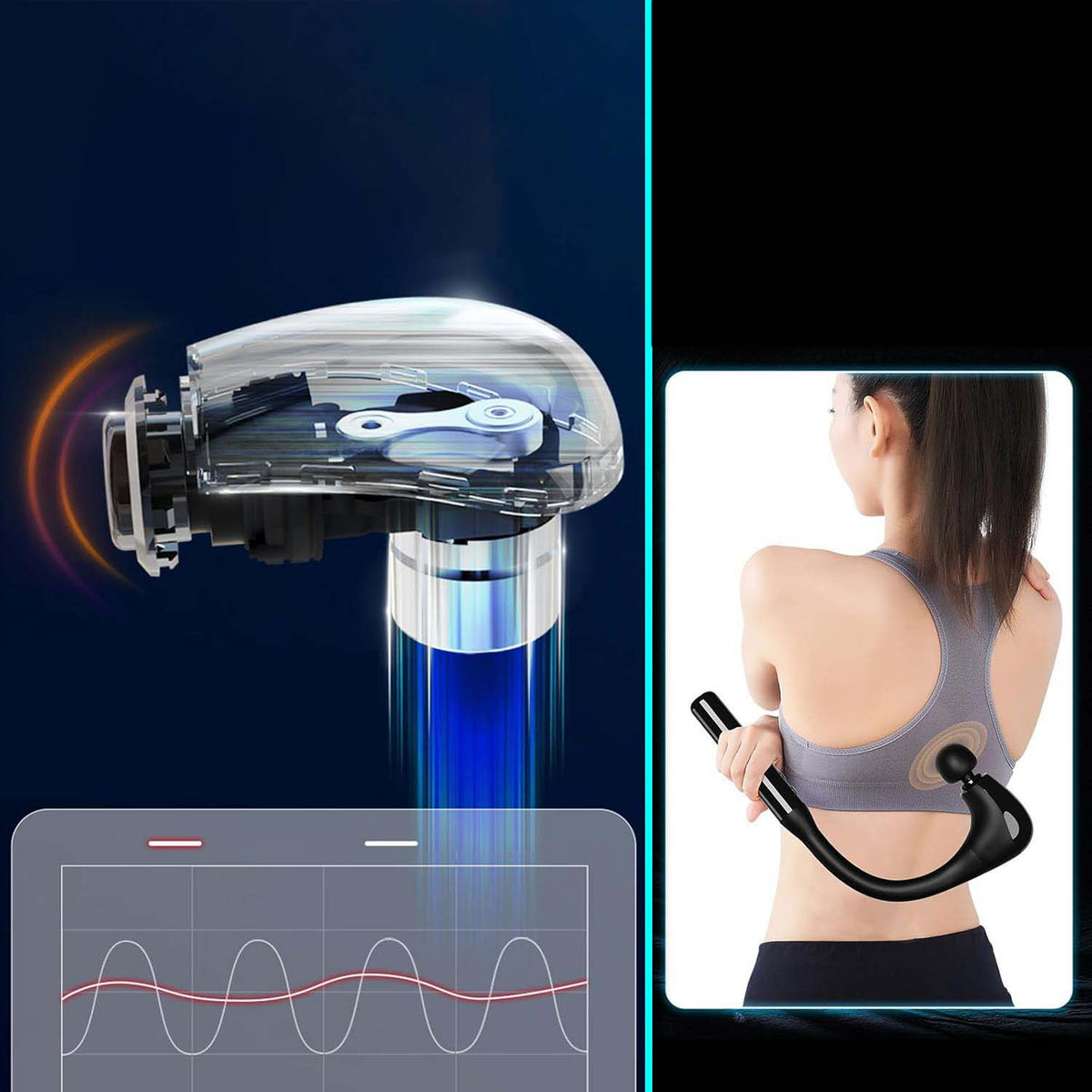 120° ARC 5 SPEED SPORTS MASSAGE GUN FOR RELAXATION Medical device no