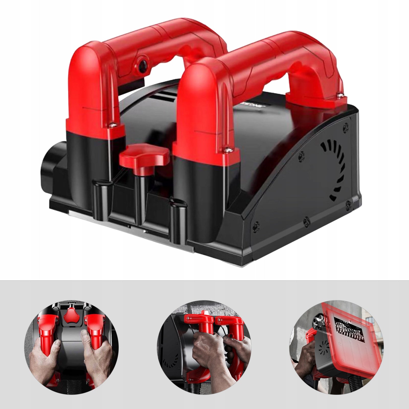 1200W PORTABLE CONCRETE GRINDER 220V ELECTRIC PLANER Packaging status original