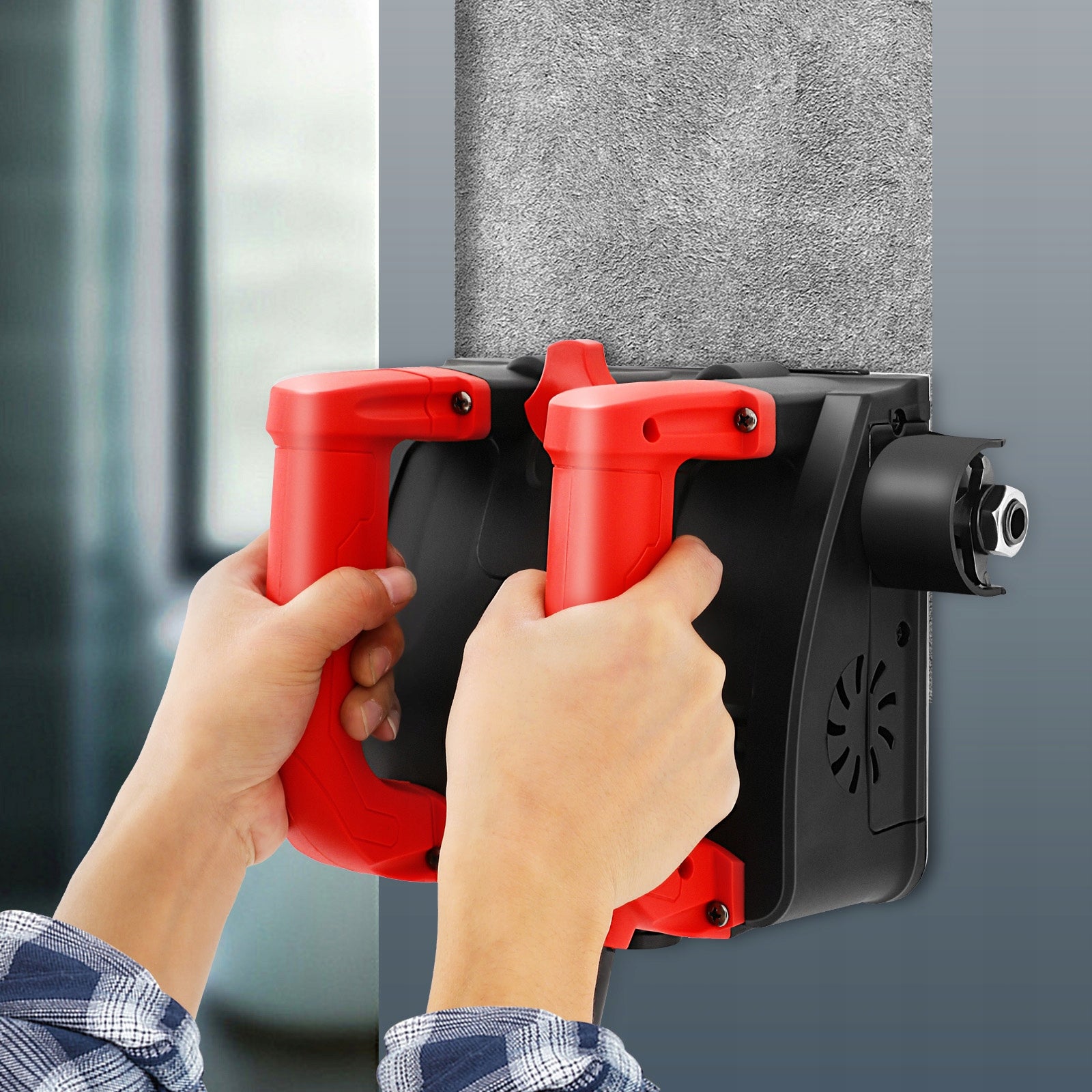 1200W PORTABLE HANDHELD ELECTRIC WALL PLANER Packaging status original