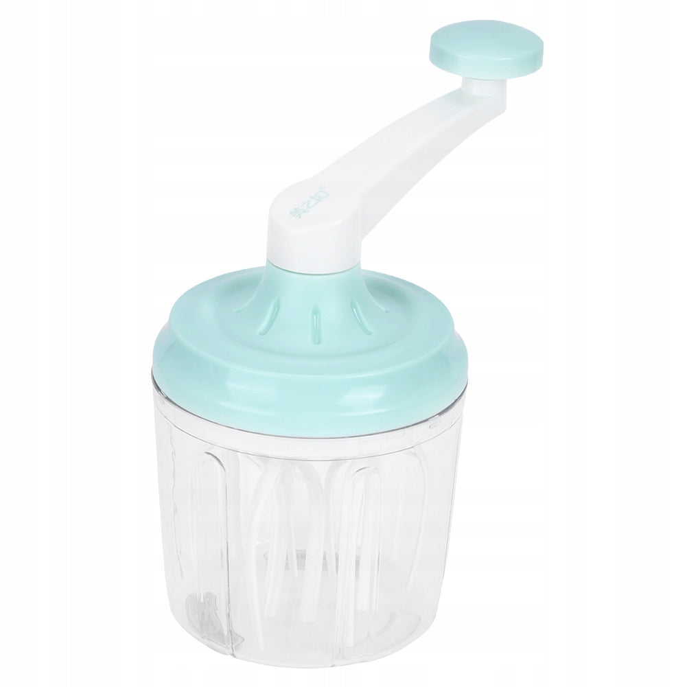 1200ml Handheld Egg Beating Mixer Hand Crank Cream Beater