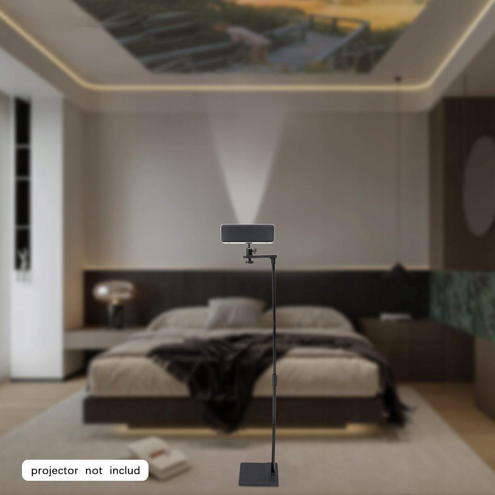 122-154cm 4kg Load projector stand 360° Rotation for Home Theater Brand no brand