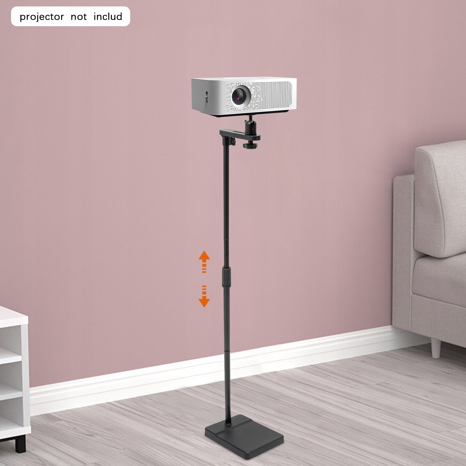 122-154cm 4kg Load projector stand 360° Rotation for Home Theater Manufacturer code Projector Stand