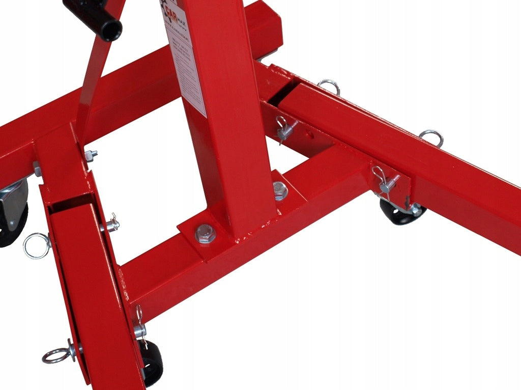Variklio tvirtinimo stovas BOX, 900 kg, tvirtas, sulankstomas, pasukamas