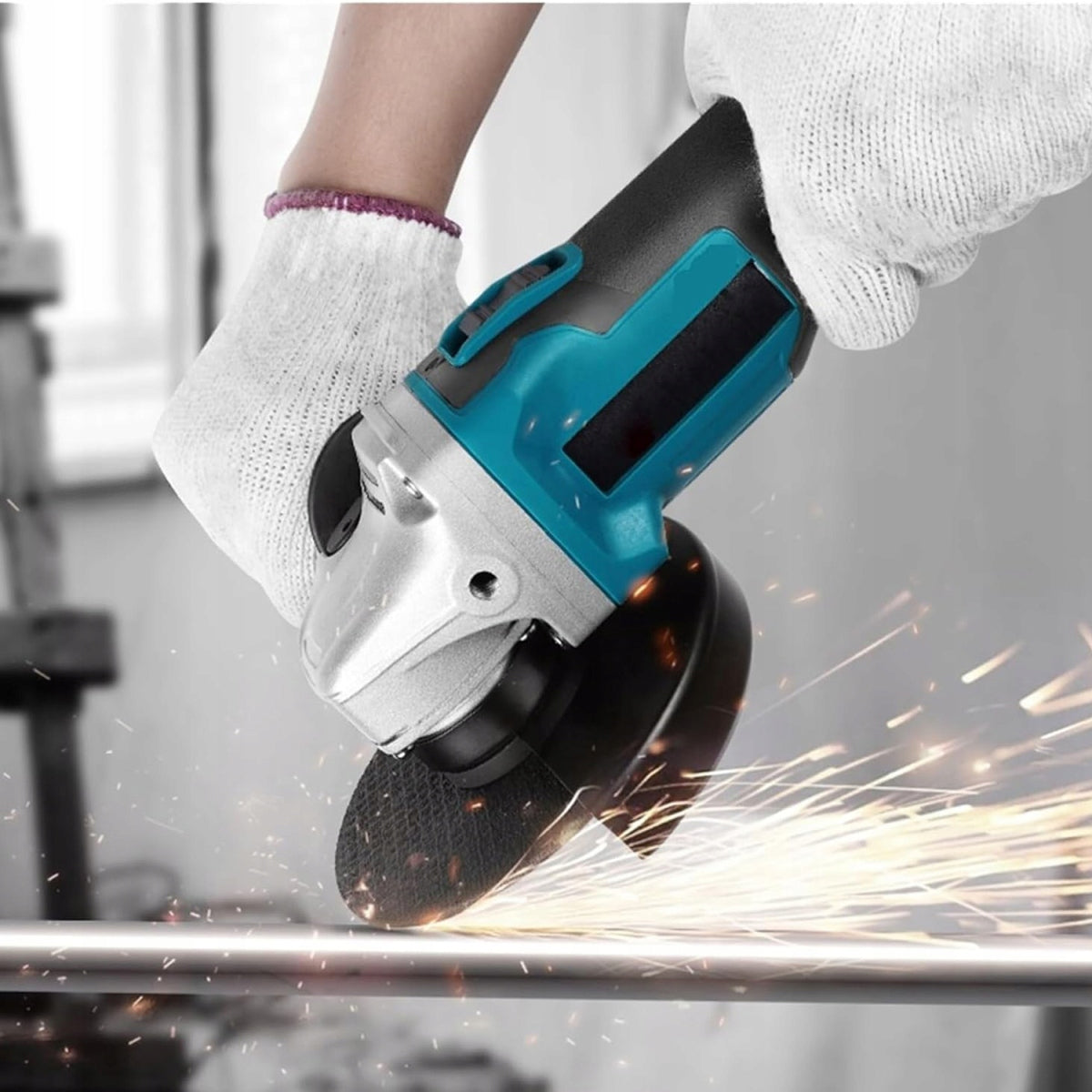 125 MM CORDLESS ANGLE GRINDER FOR CUTTING WOOD AND TILES Packaging status original