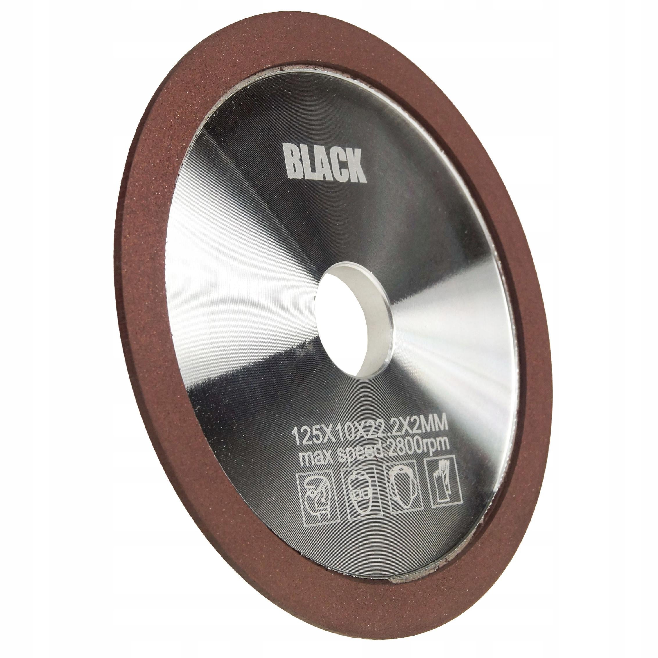 125 mm DIAMOND DISC FOR SHARPENING WIDII 22.2mm BLACK PROMO Brand Black