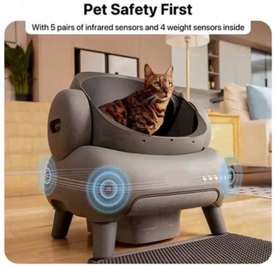 12L Automatic Self-Cleaning Cat Cuvette