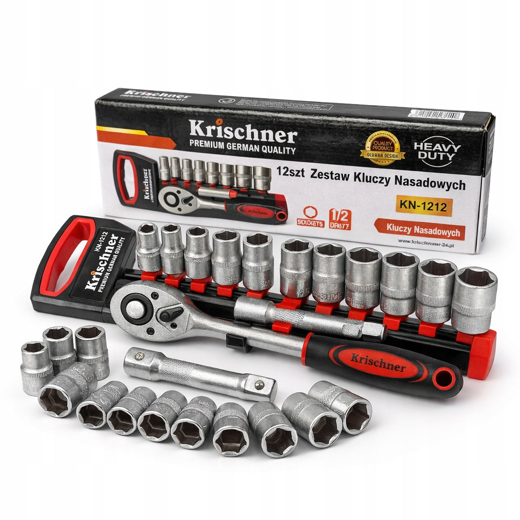 12PCS 1/4" 8-24mm SOCKET WRENCH SET