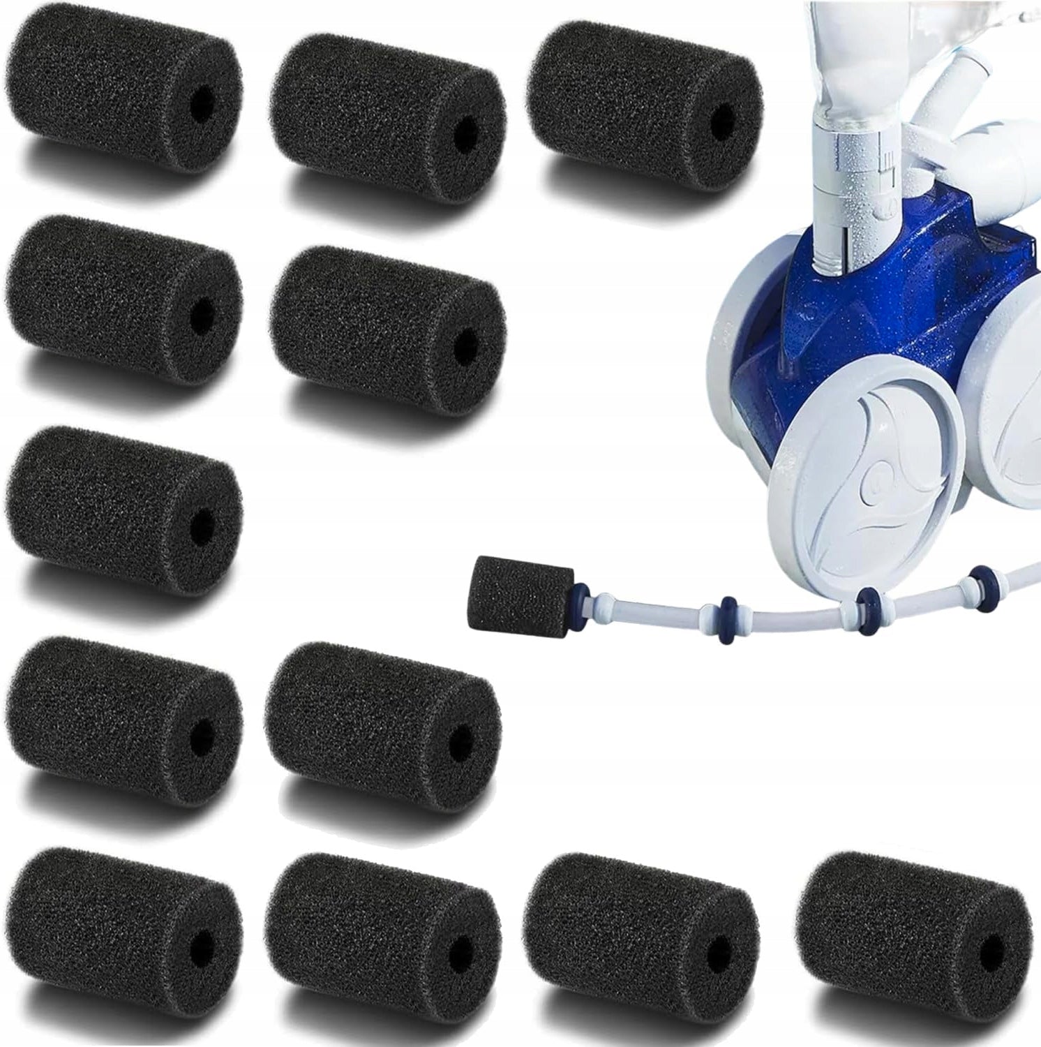 12PCS ROBOT FOAM BRUSHES REPLACEMENT KIT