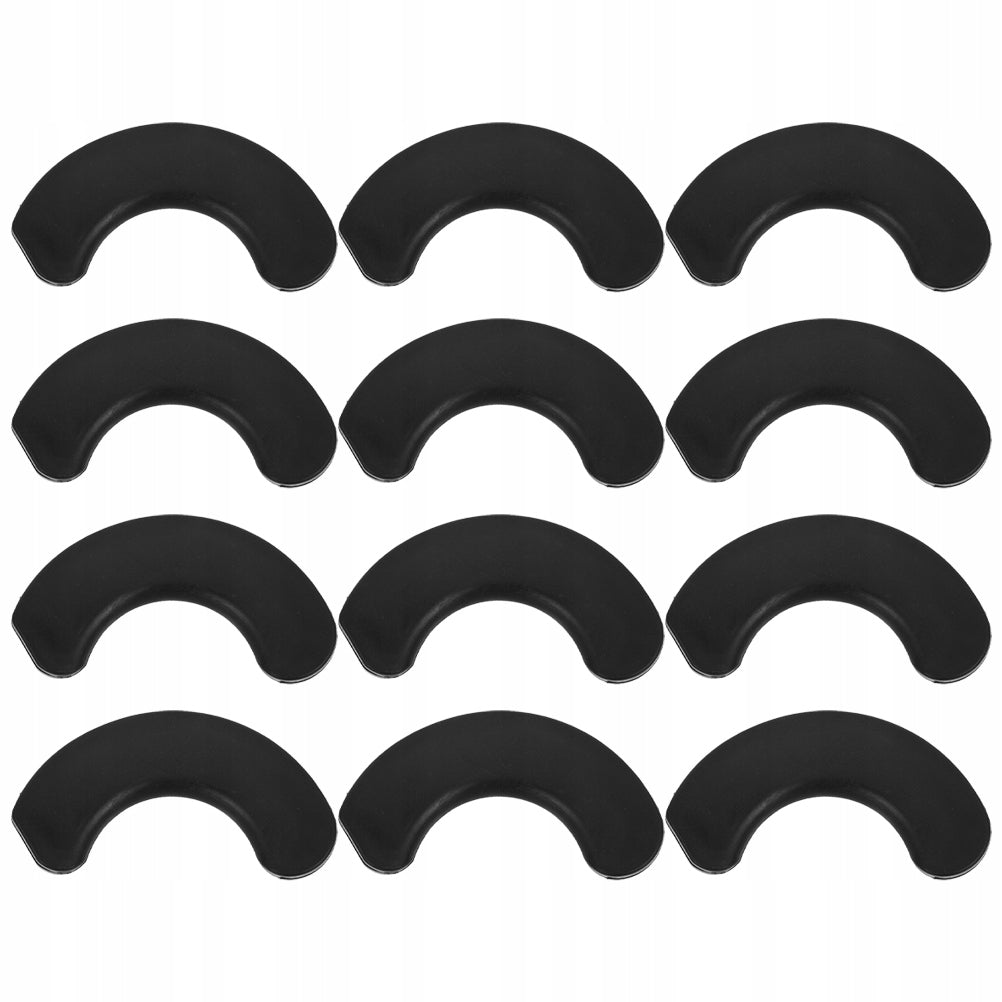 12Pcs Crescent-Shaped Impact Reduction Pads for Fitness Gear
