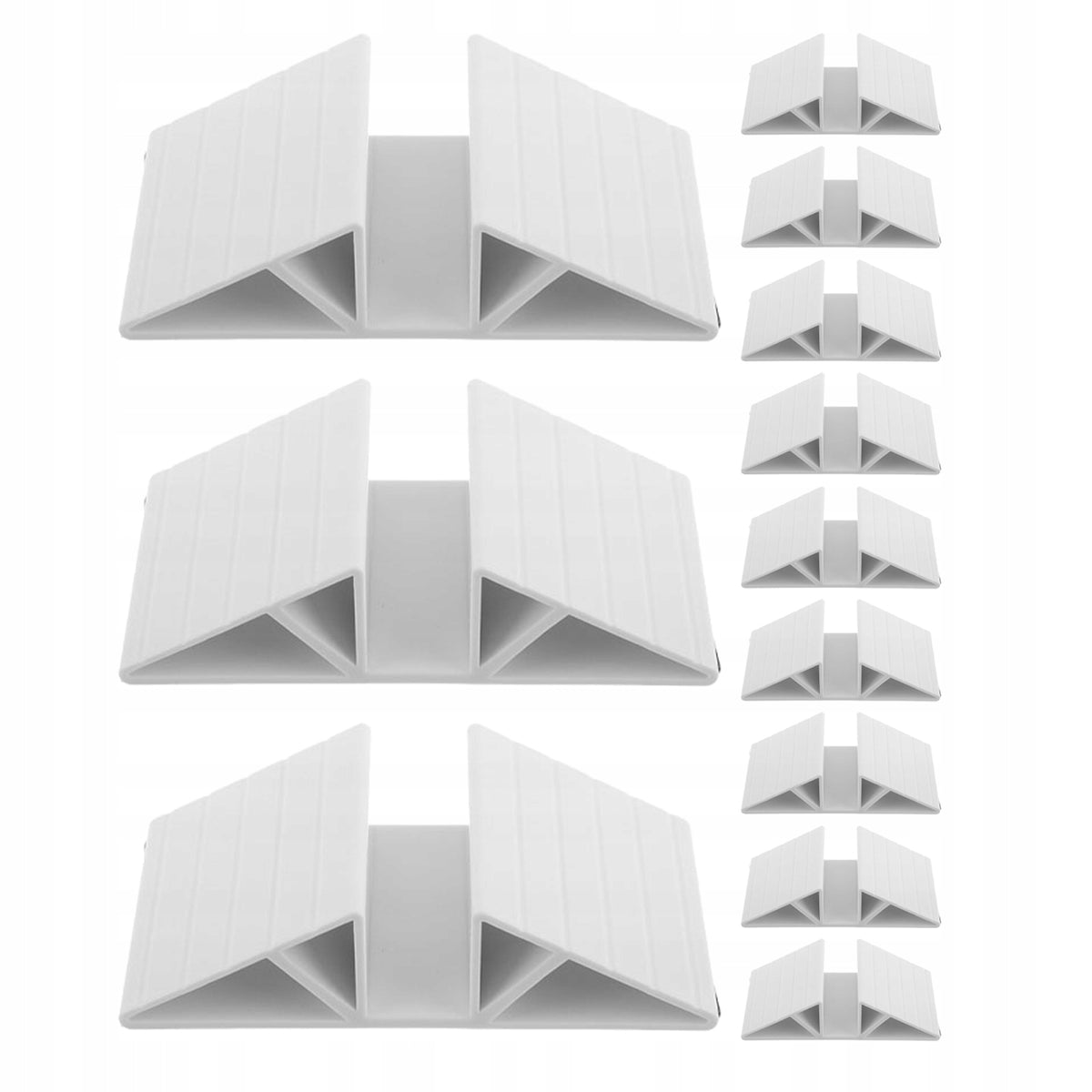12Pcs Triangular Dog Gate Support Feet for Stable Isolation Fence Dimensions NA
