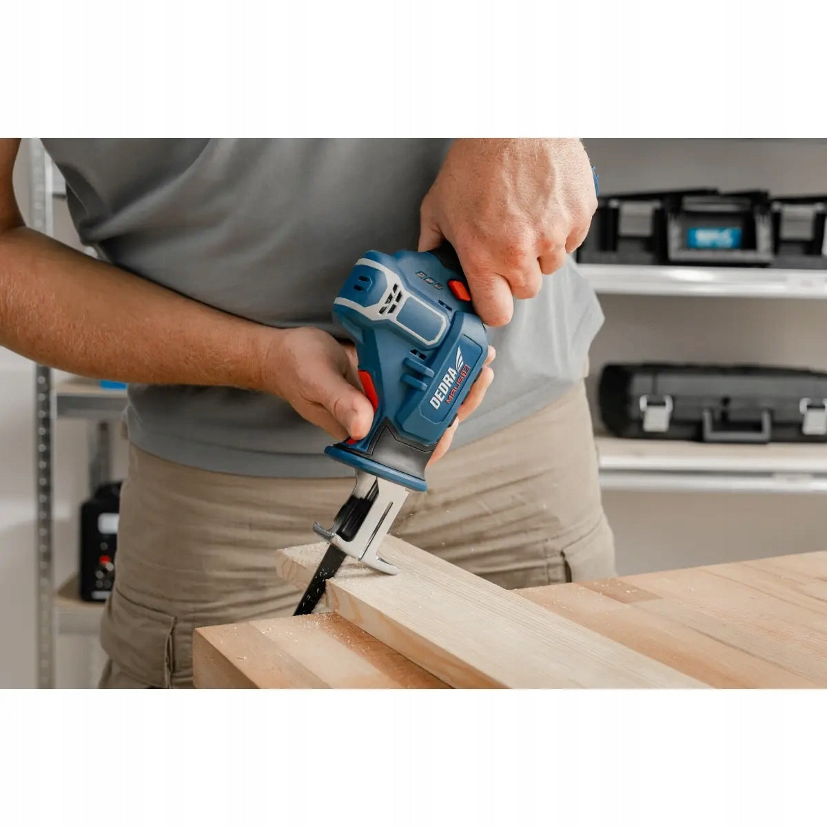 12V 0*AH CORDLESS RECIPROCATING SAW - DED7338 DEDRA Brand Dedra