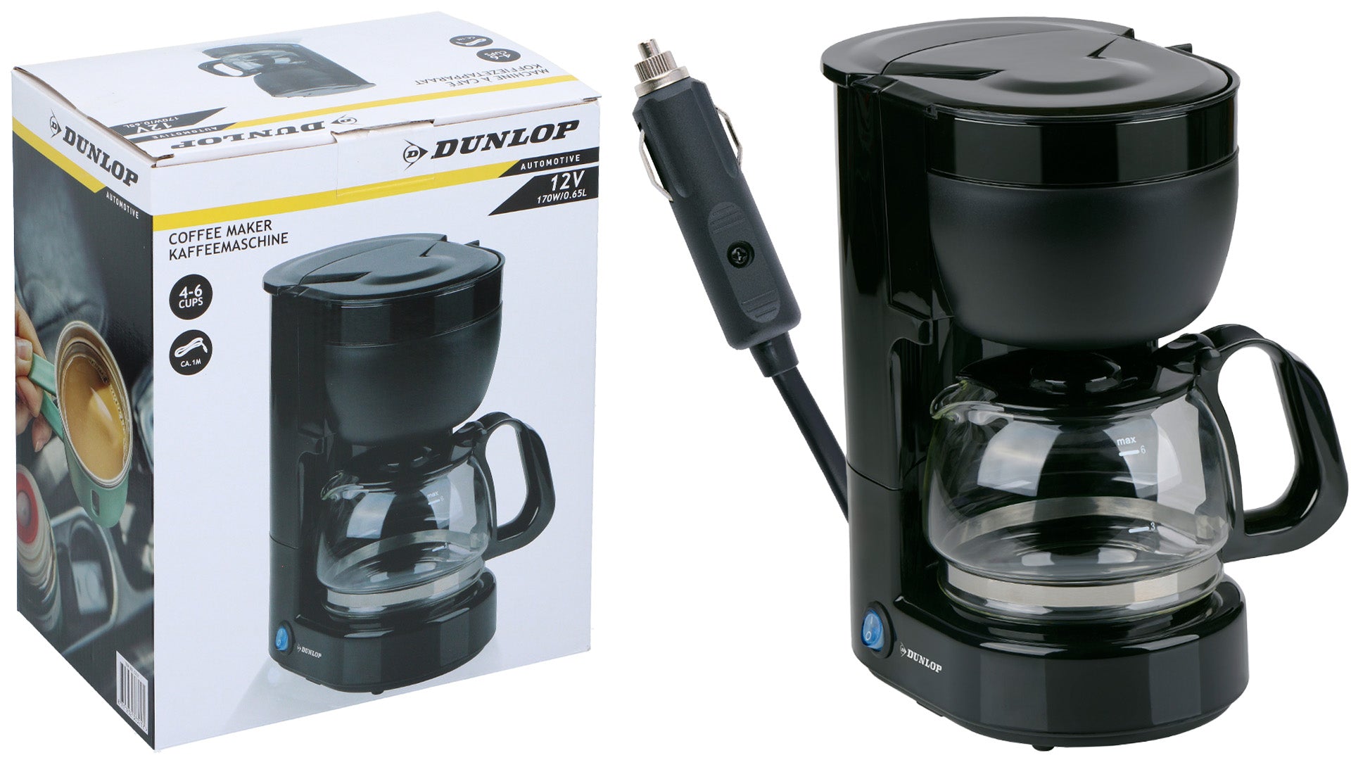 12V 170W COFFEE MAKER + CAR Overflow Jug Portable EAN (GTIN) 8711252333212