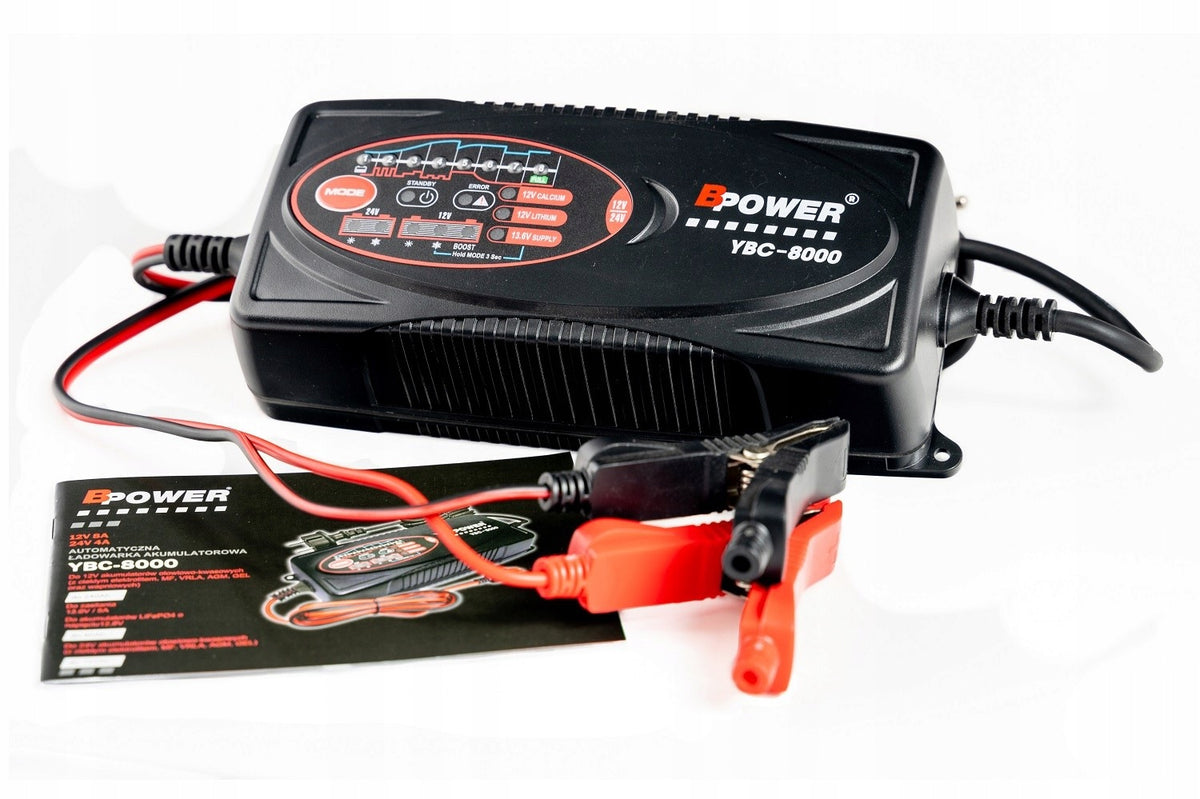 12V/24V 8A BPower YBC8000 Smart Automatic Charger