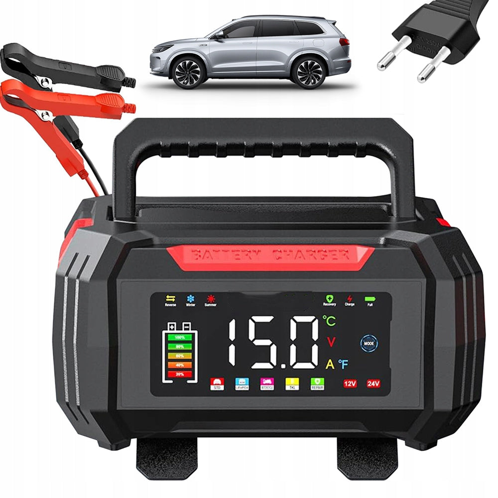12V/24V 9 DEGREE BATTERY CHARGER | FAST CHARGING