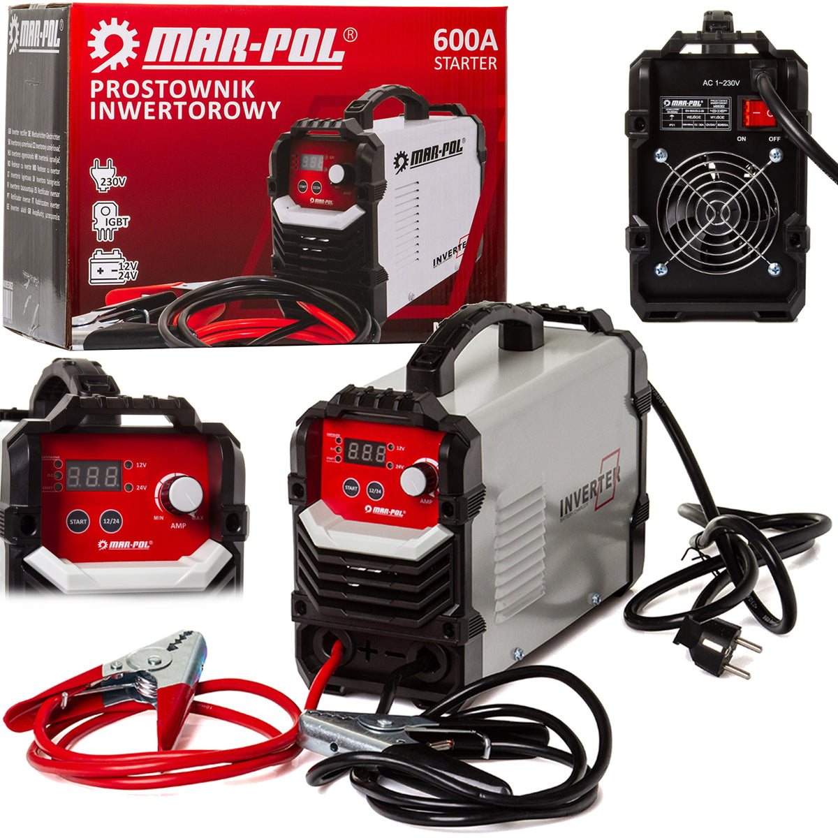 12V 24V INVERTER RECTIFIER WITH 600A BATTERY CHARGING START