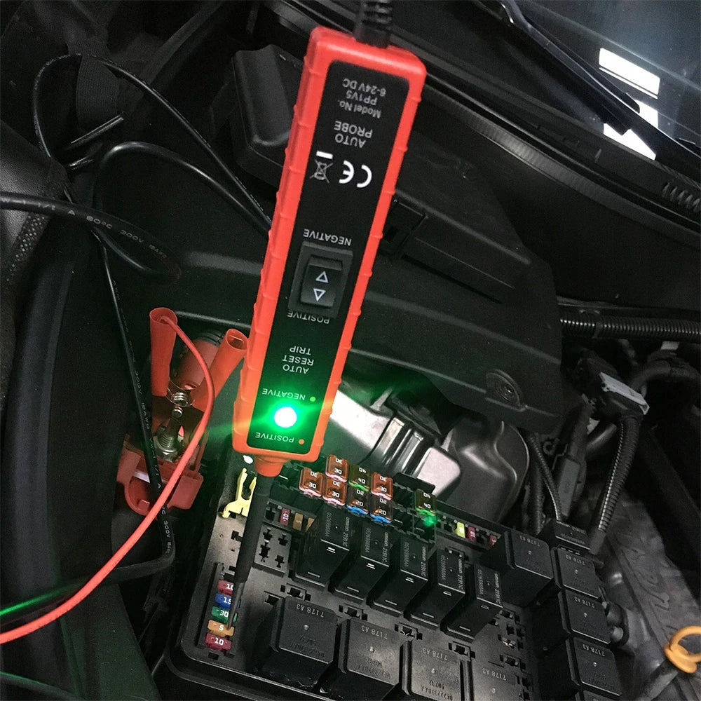 12V 24V POLARITY CAR CIRCUIT TESTER Batteries included no