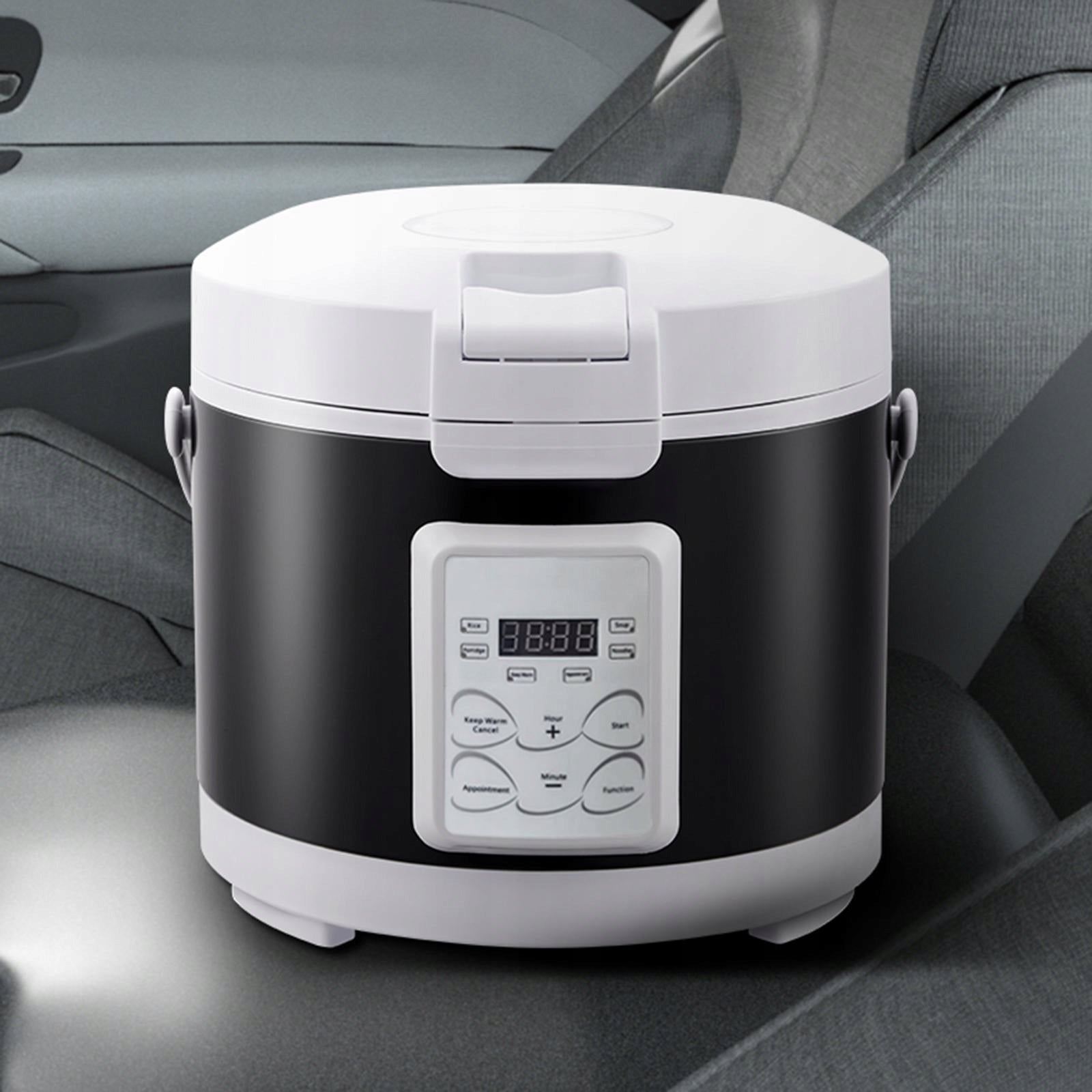 12V 24V Portable Car 3L Electric Rice Cooker 26x23cm Portable Style B Brand no brand
