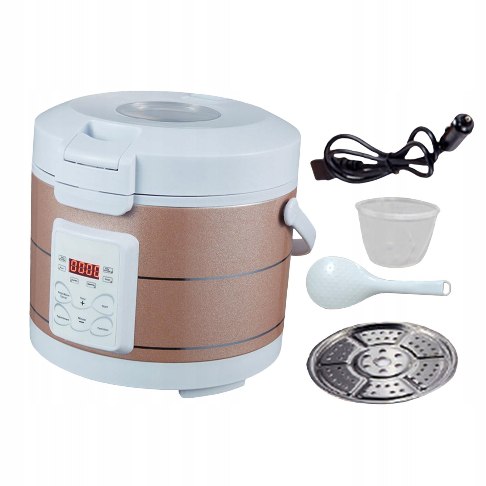 12V 24V Portable Car 3L Electric Rice Cooker Portable Multipurpose Style A Brand no brand