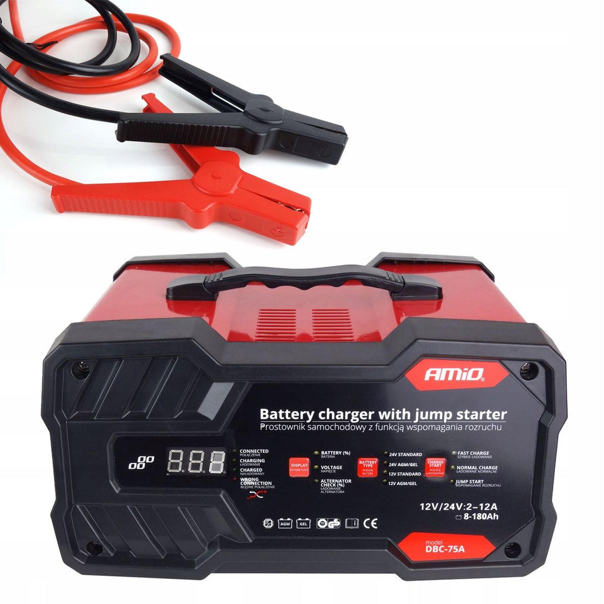 12V/24V rectifier with 75A start-up function