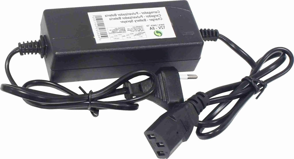 12V 8A BATTERY CHARGER FOR SPRAYERS AND GARDENING EQUIPMENT